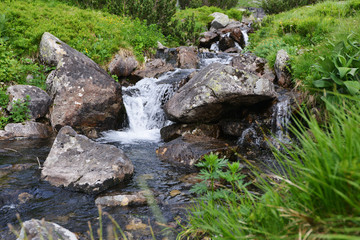 creek in mountain