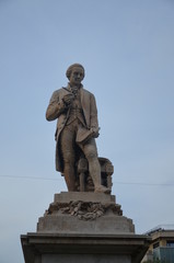 Streets of Bari town in Italy