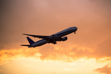 Airplane taking off