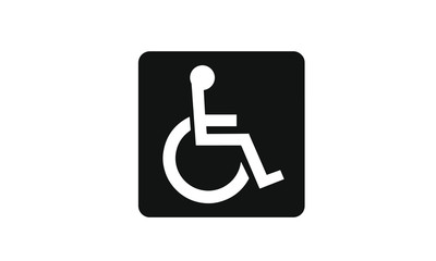 Disability warning information icon