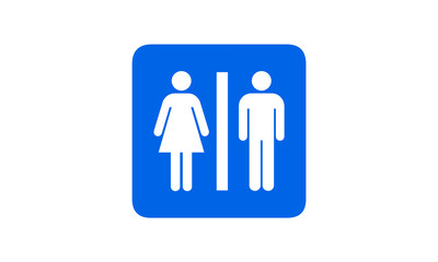 Fototapeta na wymiar Restrooms information icon