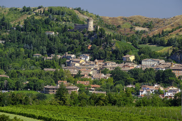 Fototapeta na wymiar View of Brisighella (Romagna, Italy)