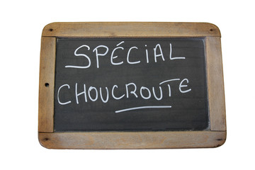 Obraz premium ardoise spécial choucroute