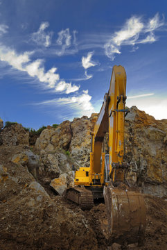 Heavy Machine In The Landscape