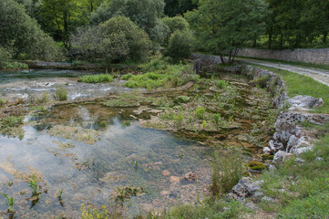 Livenza river source, Santissima, Friuli, Italy