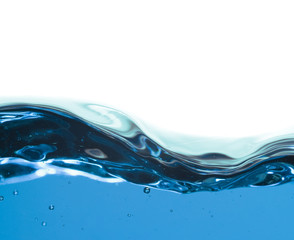 Blue Abstract Water Wave Background