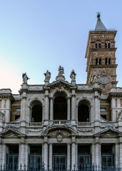 Fototapeta na wymiar Detail of the Main facade of the Church called 
