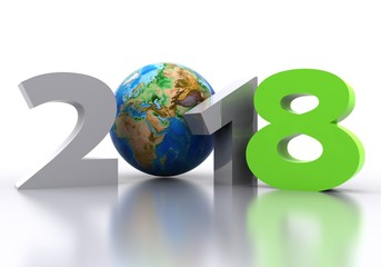 Felice Anno Nuovo 2018 - 3D