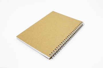 brown book isolated on white background