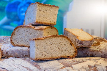 Fresh baked sliced bread composition