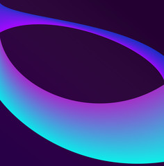 Fluid Colors with Blue Violet Gradient on Pink Background. Abstract Background. Perfect for Cover, Print, Poster and Flyer design.