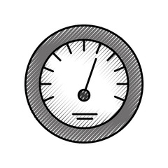 timer icon scale indicator fast growth speed vector illustration