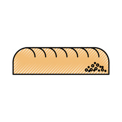 bread leaf bakery pastry product fresh icon ilustration
