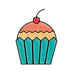 cupcake dessert pastry product food fresh icon
