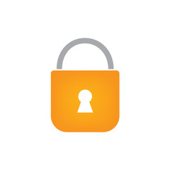 padlock icon- vector illustration