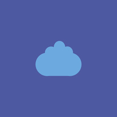 Cloud icon. flat design