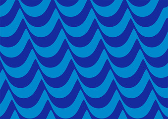 Abstract pattern of blue wave.