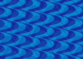 Abstract pattern of blue wave.