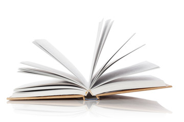 books isolated on white