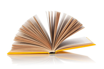 books isolated on white