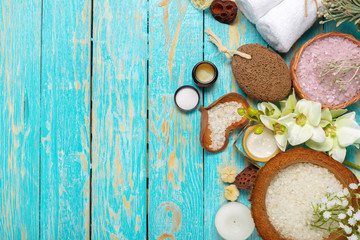 Spa background with a blank space