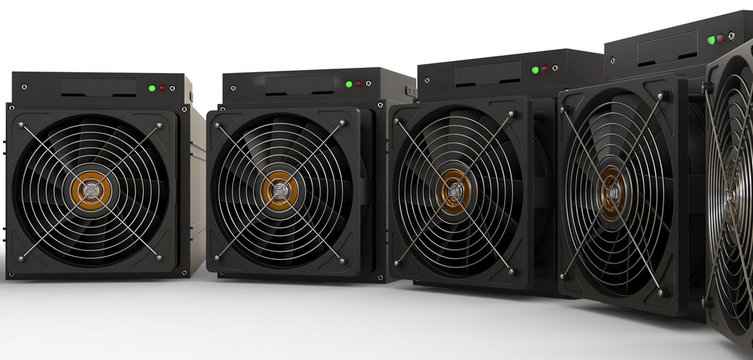 Cryptocurrency mining asic machine