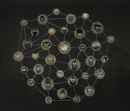 Illustration of a network system