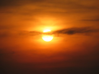 Sun behind the Clouds