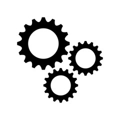 business gears mechanical solution teamwork concept vector illustration