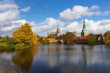 Frederiksborg palace in Hilleroed, Denmark