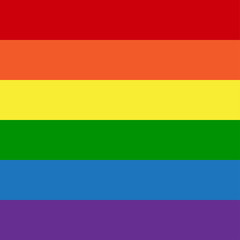Vector Lgbt Rainbow Flag. Gay Colors.