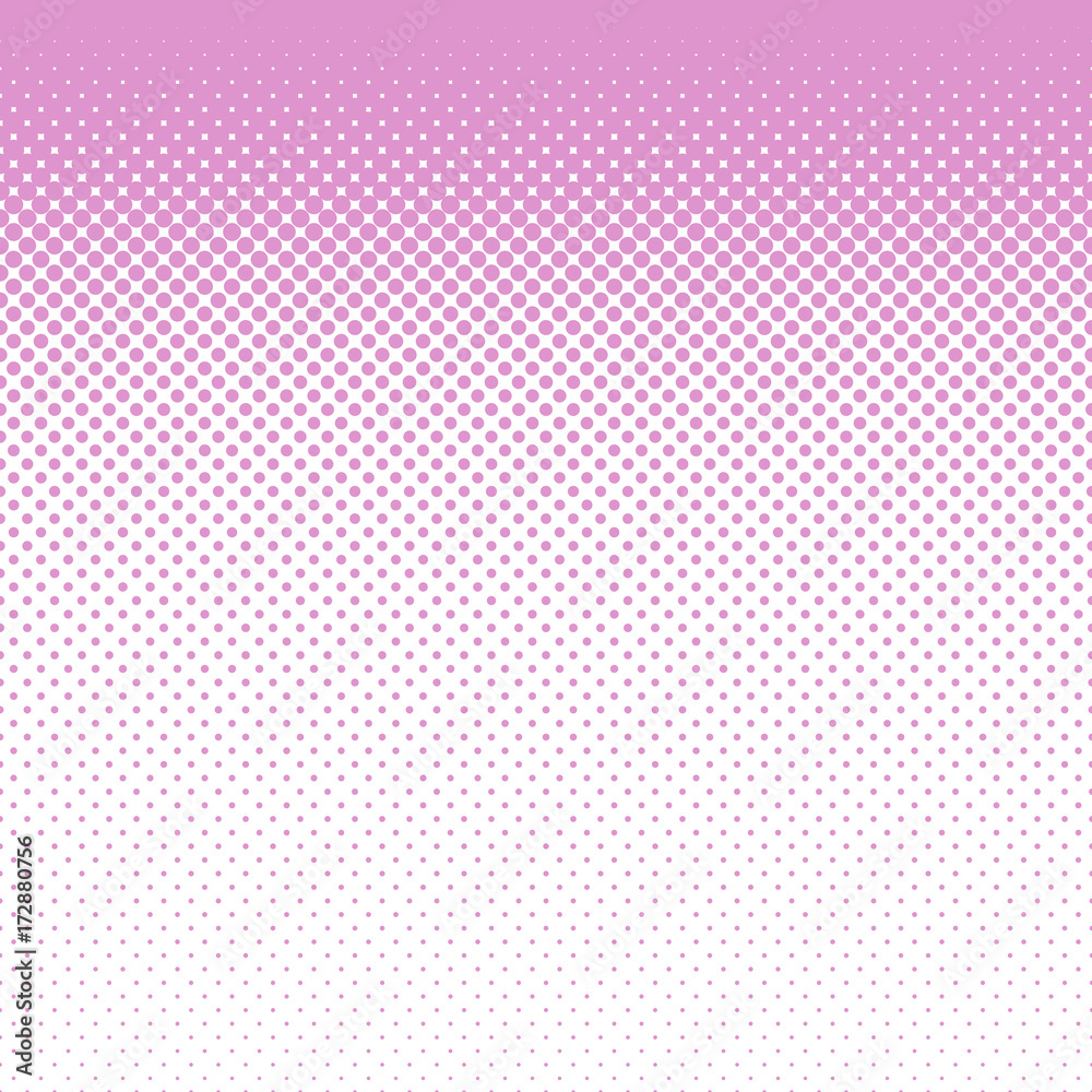 Poster halftone dot pattern background - vector design from circles in varying sizes