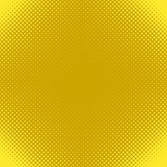 Abstract halftone dot pattern background - vector illustration from yellow circles in varying sizes