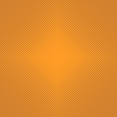 Abstract halftone dot pattern background - vector graphic design from orange circles in varying sizes