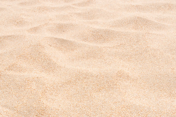 Fototapeta na wymiar yellow sand from Sahara desert in Las Teresitas beach, Tenerife