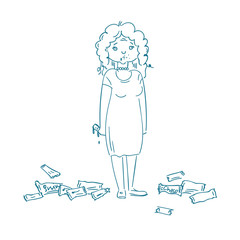 woman with eating disorder eat sugar products