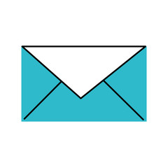email envelope message communication close vector illustration