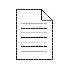 paper document business file sheet office vector illustration