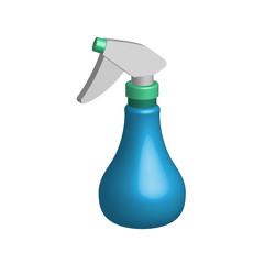 Object spray bottle in 3D, vector
