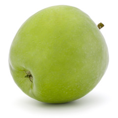 green apple isolated on white background cutout
