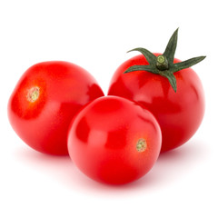 fresh cherry tomato isolated on white background cutout