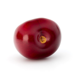 Sweet cherry berry isolated on white background cutout