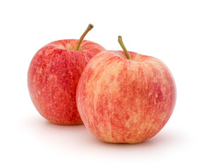 Red apple isolated on white background cutout