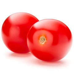fresh cherry tomato isolated on white background cutout