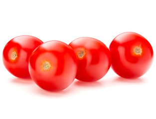 fresh cherry tomato isolated on white background cutout