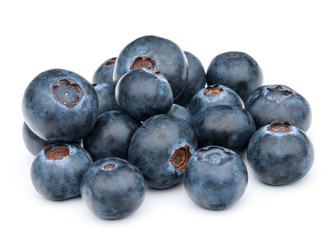 blueberry or bilberry or blackberry or blue whortleberry or huckleberry isolated on white background cutout