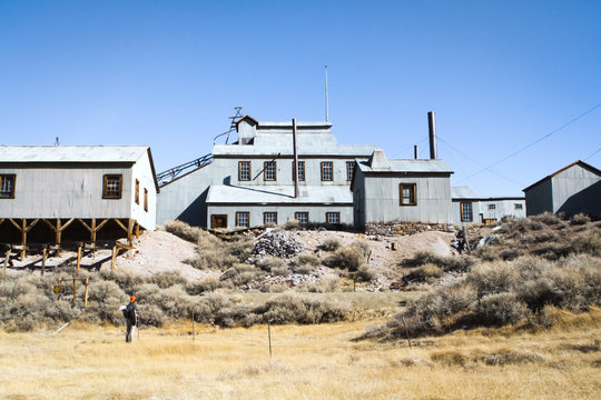 Old Abandoned Gold Mine in Ghost Town