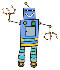 cartoon robot fantasy character