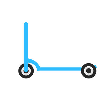Trottinette bleue