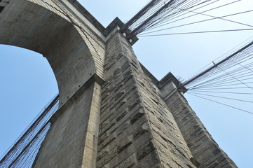 Naklejka premium Brooklyn Bridge (puente)